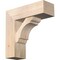 Ekena Millwork Olympic Block Smooth Bracket w/ Offset Brace, Douglas Fir, 7 1/2"W x 22"D x 22"H BKT0806X22X22OLY05SDF - alternate 1